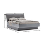 Dormitor complet Teo D4 – schiță cu dimensiuni