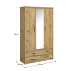 Dulap Airon – schiță cu dimensiuni