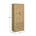 Dulap Airon – schiță cu dimensiuni