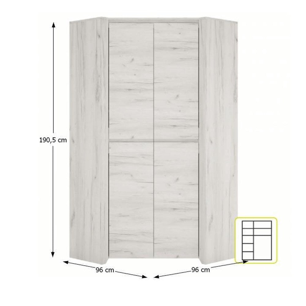 Dulap Angel – schiță cu dimensiuni