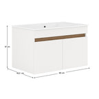 Dulap baie Choice 80 – schiță cu dimensiuni