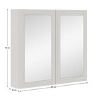 Dulap baie Jump 80 – schiță cu dimensiuni