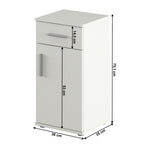 Dulap baie Lessy 03 – schiță cu dimensiuni