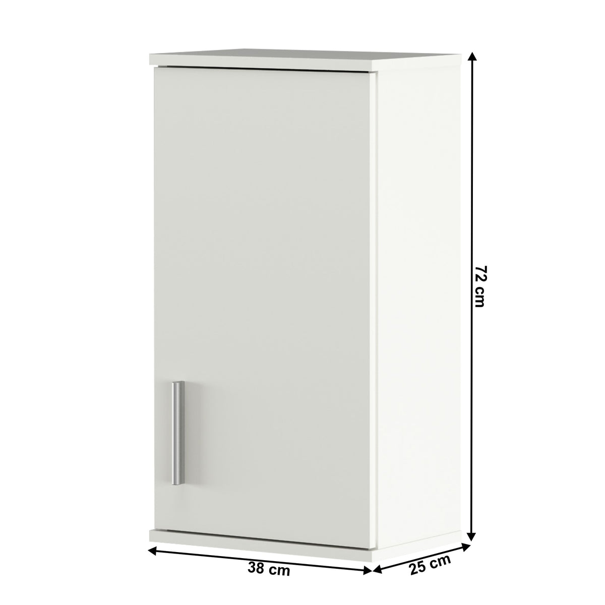 Dulap baie Lessy 04 – schiță cu dimensiuni