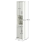 Dulap baie Lessy 05 – schiță cu dimensiuni