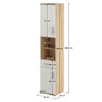 Dulap baie Lessy 05 – schiță cu dimensiuni