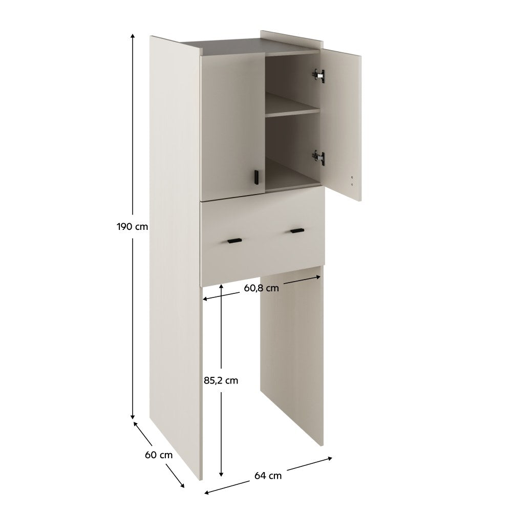 Dulap baie Natali – schiță cu dimensiuni