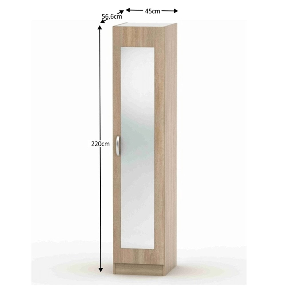Dulap Betty 2 – schiță cu dimensiuni