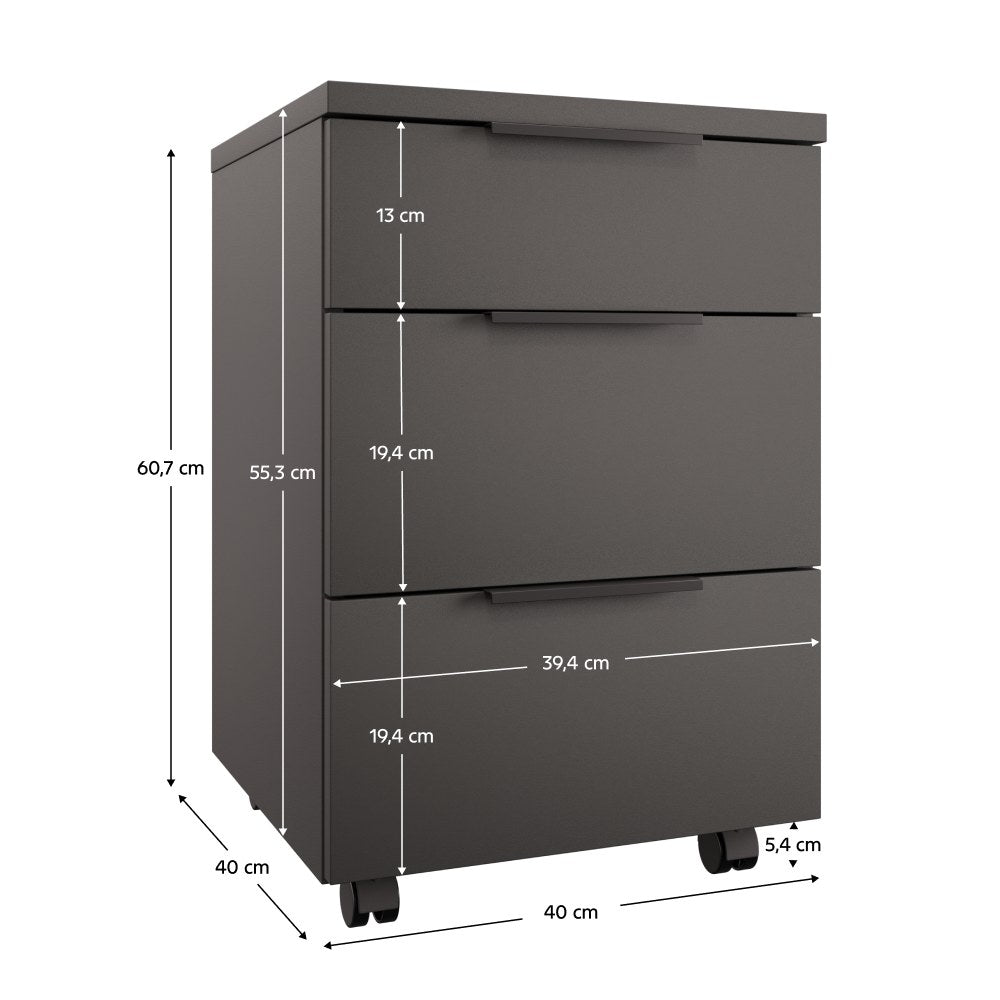 Dulap birou Adapo – schiță cu dimensiuni