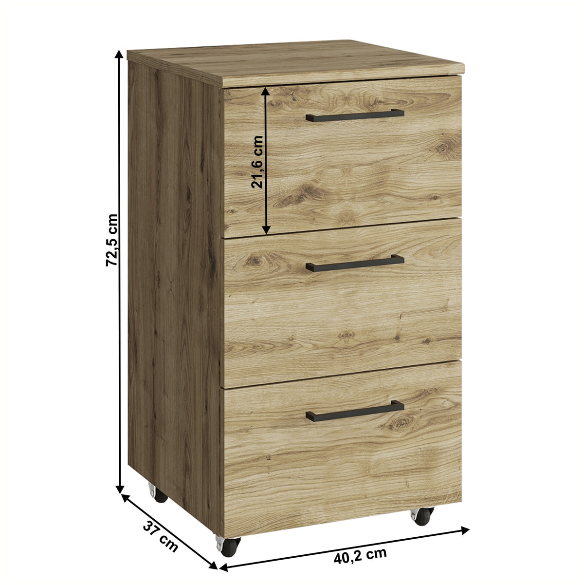 Dulap birou Dorsi – schiță cu dimensiuni