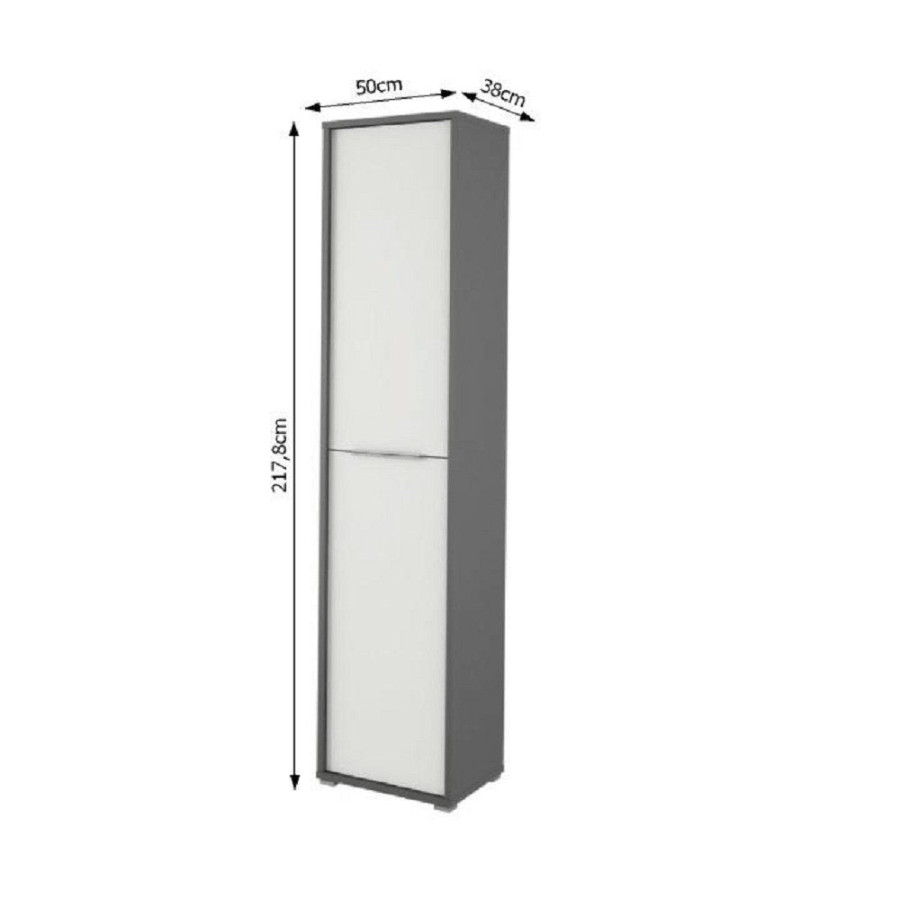 Dulap birou Rioma – schiță cu dimensiuni