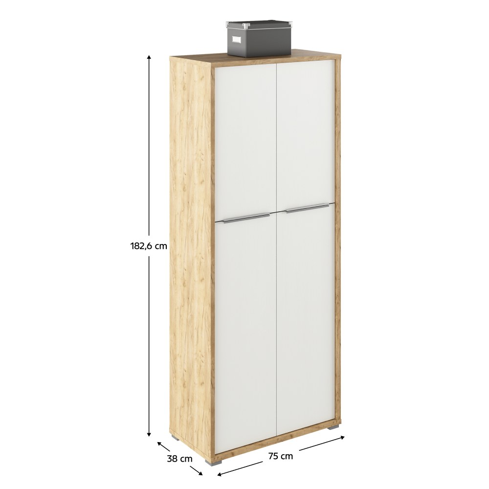 Dulap birou Rioma – schiță cu dimensiuni