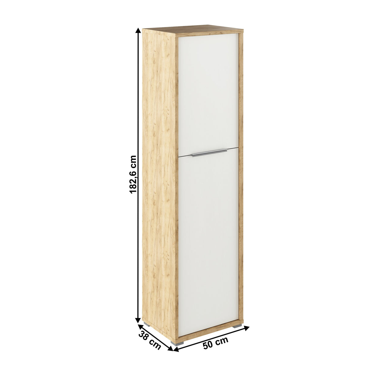 Dulap birou Rioma – schiță cu dimensiuni