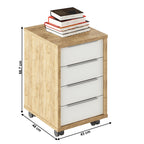 Dulap birou Rioma – schiță cu dimensiuni