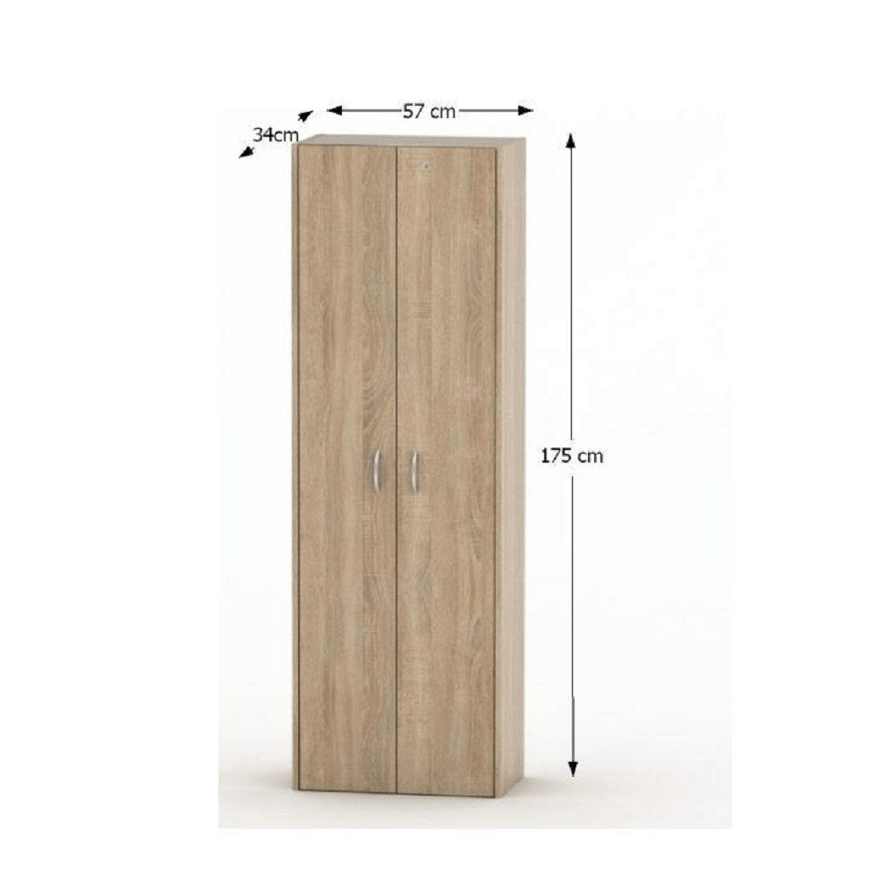 Dulap birou Tempo – schiță cu dimensiuni