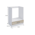 Dulap bucătărie 60KU – schiță cu dimensiuni, imaginea 2