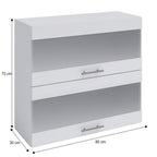 Dulap bucătărie 80K2S – schiță cu dimensiuni