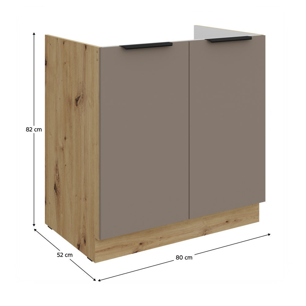 Dulap bucătărie Frisbo – schiță cu dimensiuni