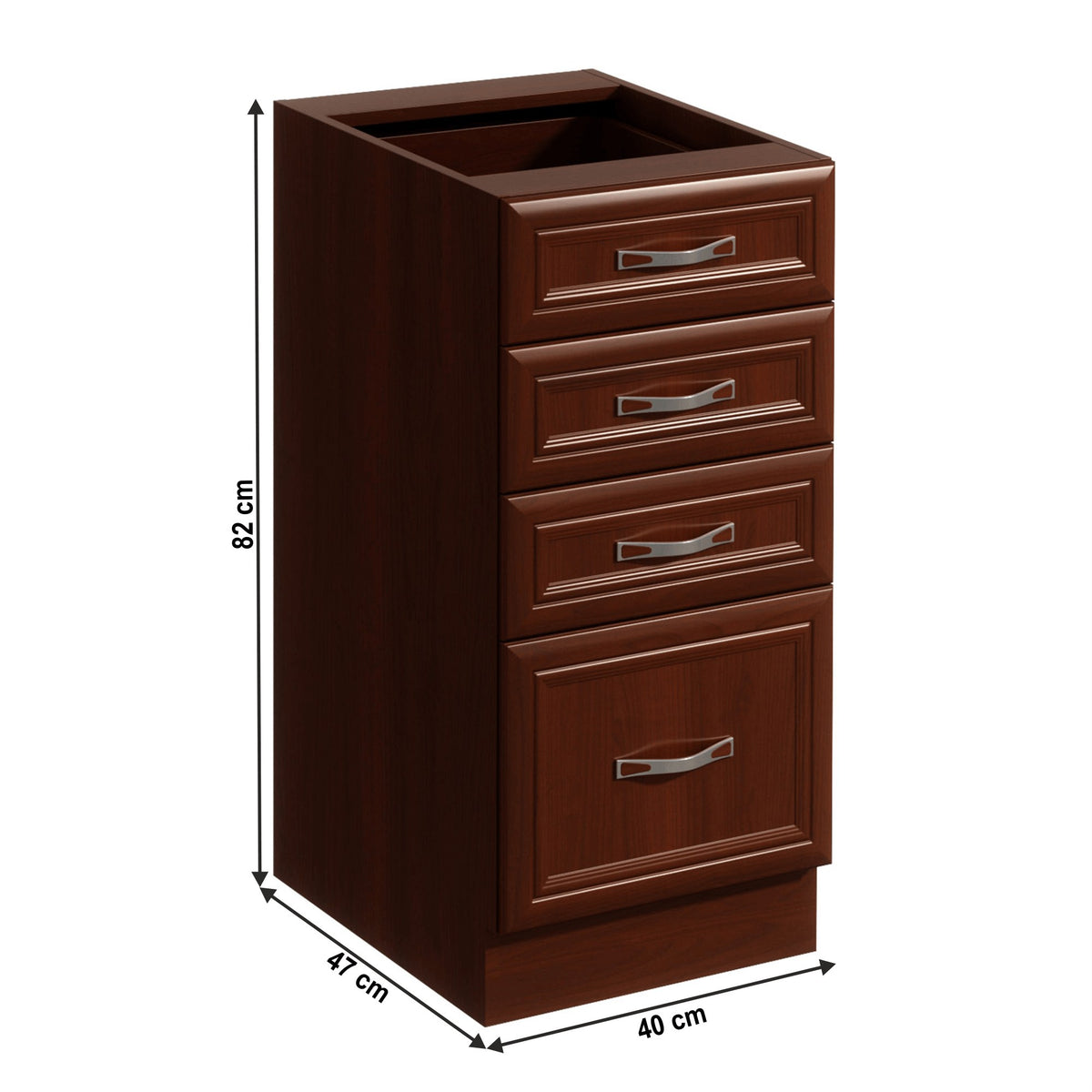 Dulap bucătărie Sicilia – schiță cu dimensiuni