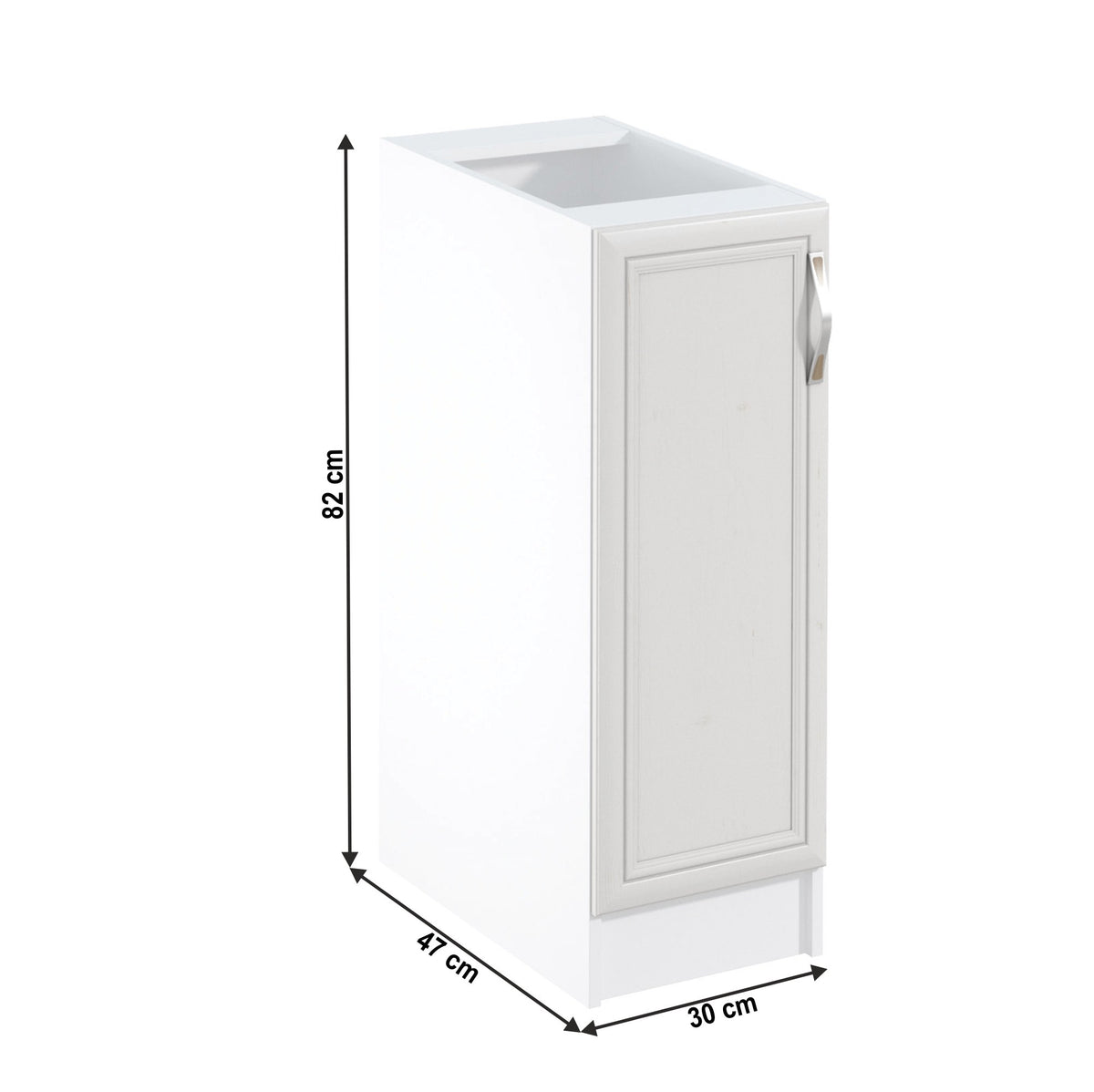 Dulap bucătărie Sicilia – schiță cu dimensiuni