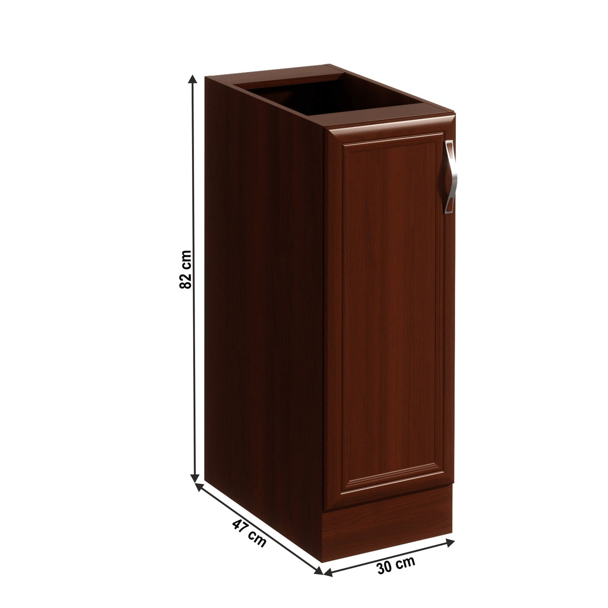 Dulap bucătărie Sicilia – schiță cu dimensiuni