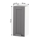 Dulap bucătărie Julia – schiță cu dimensiuni