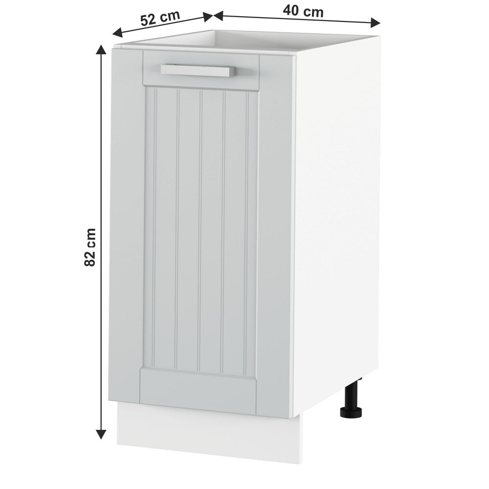 Dulap bucătărie Julia – schiță cu dimensiuni