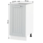 Dulap bucătărie Julia – schiță cu dimensiuni