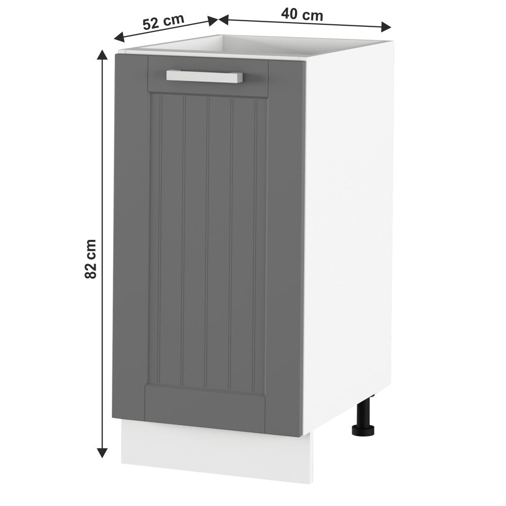 Dulap bucătărie Julia – schiță cu dimensiuni