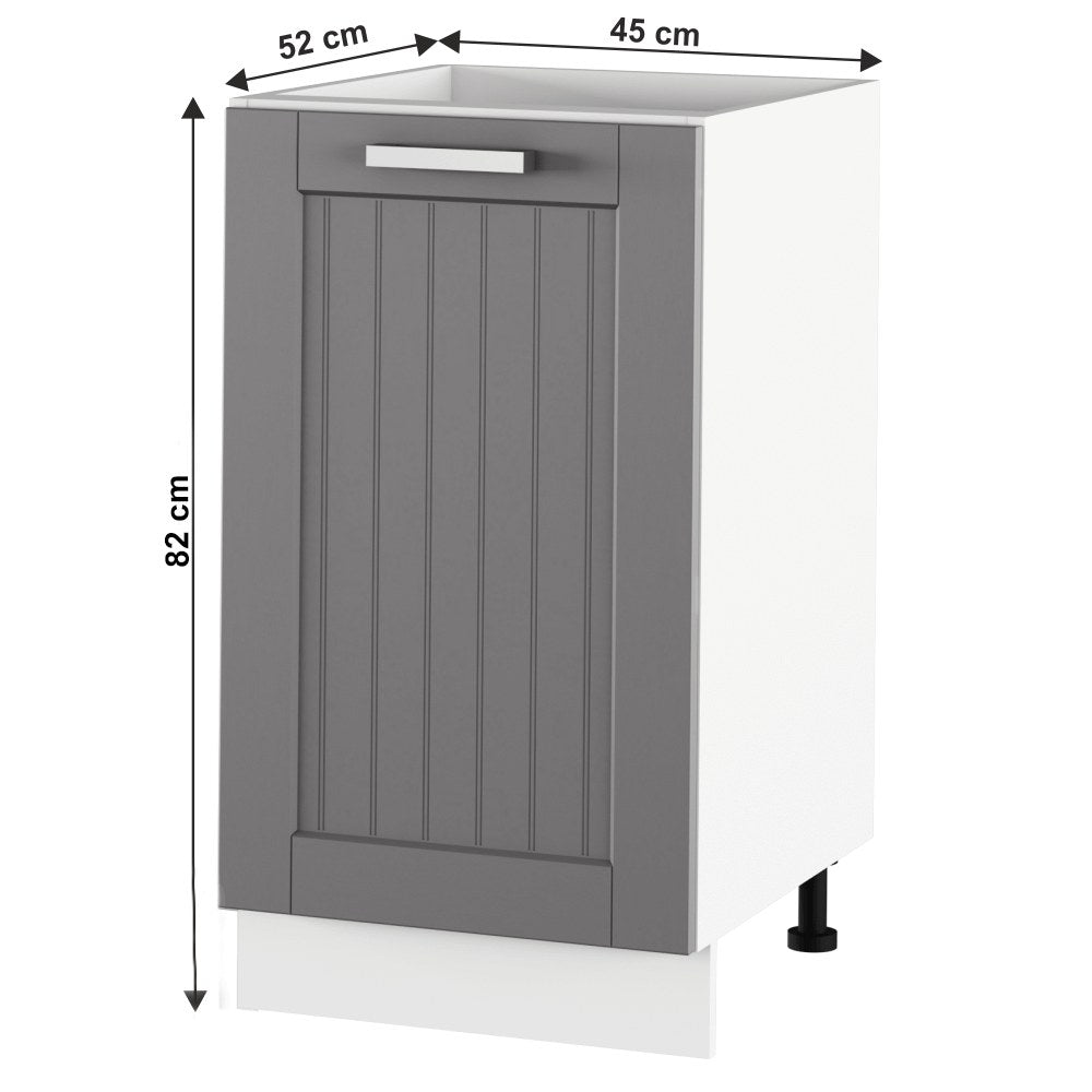 Dulap bucătărie Julia – schiță cu dimensiuni