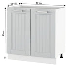 Dulap bucătărie Julia – schiță cu dimensiuni