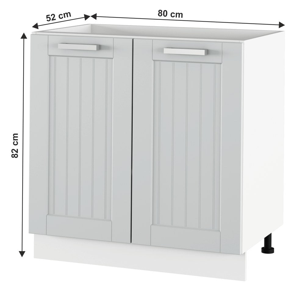 Dulap bucătărie Julia – schiță cu dimensiuni