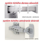 Dulap bucătărie Line – schiță cu dimensiuni
