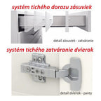 Dulap bucătărie Line – schiță cu dimensiuni