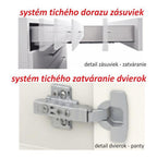 Dulap bucătărie Line – schiță cu dimensiuni