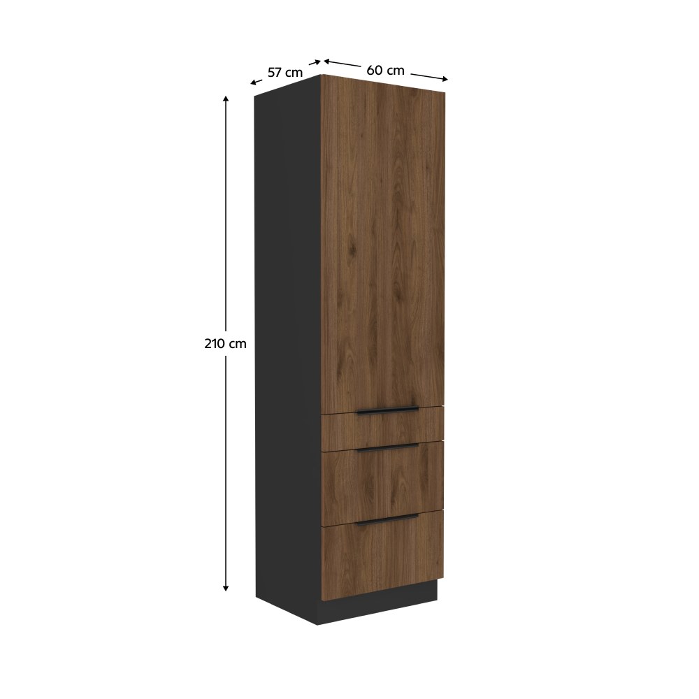 Dulap bucătărie Menzo – schiță cu dimensiuni