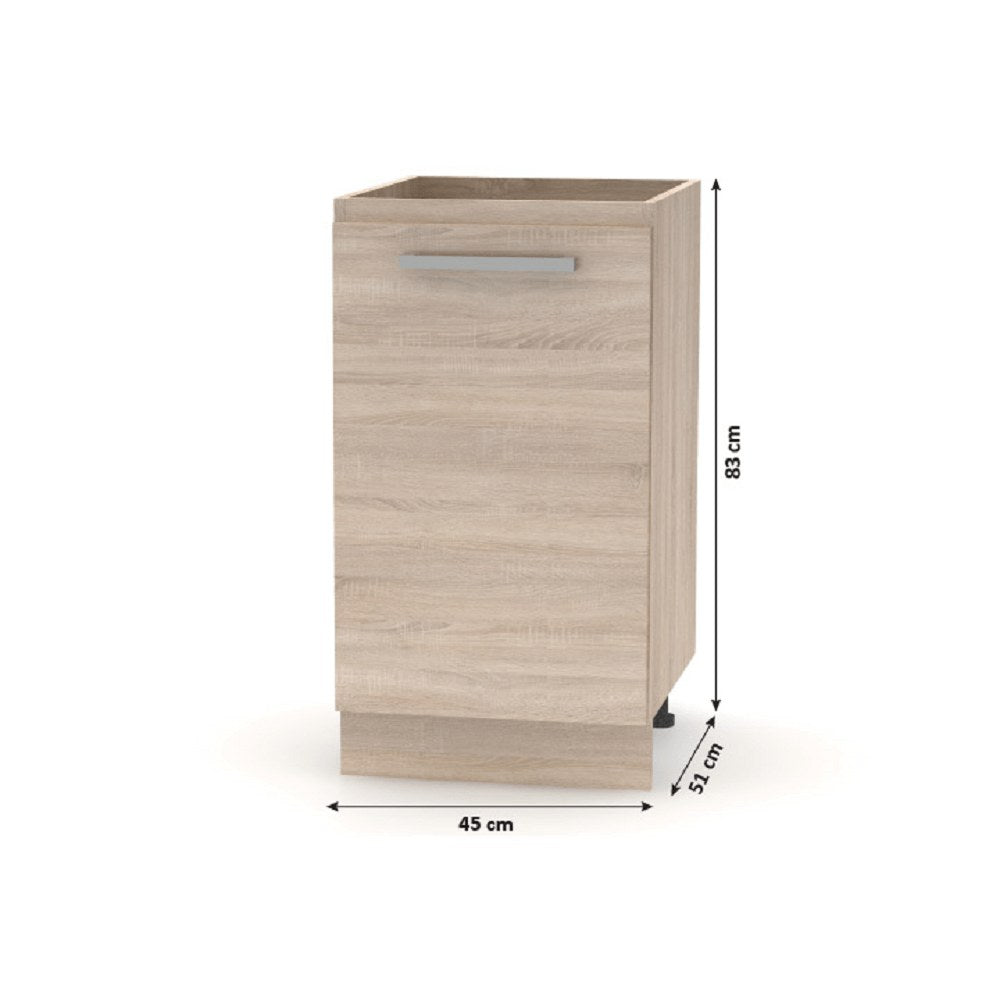 Dulap bucătărie Nova – schiță cu dimensiuni