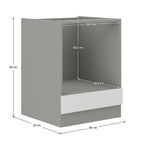 Dulap bucătărie Prado – schiță cu dimensiuni