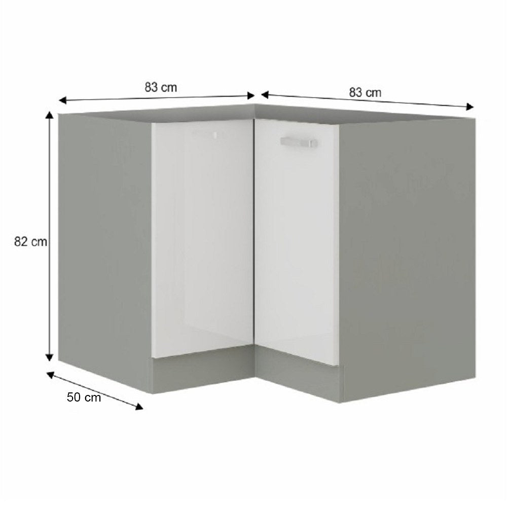 Dulap bucătărie Prado – schiță cu dimensiuni