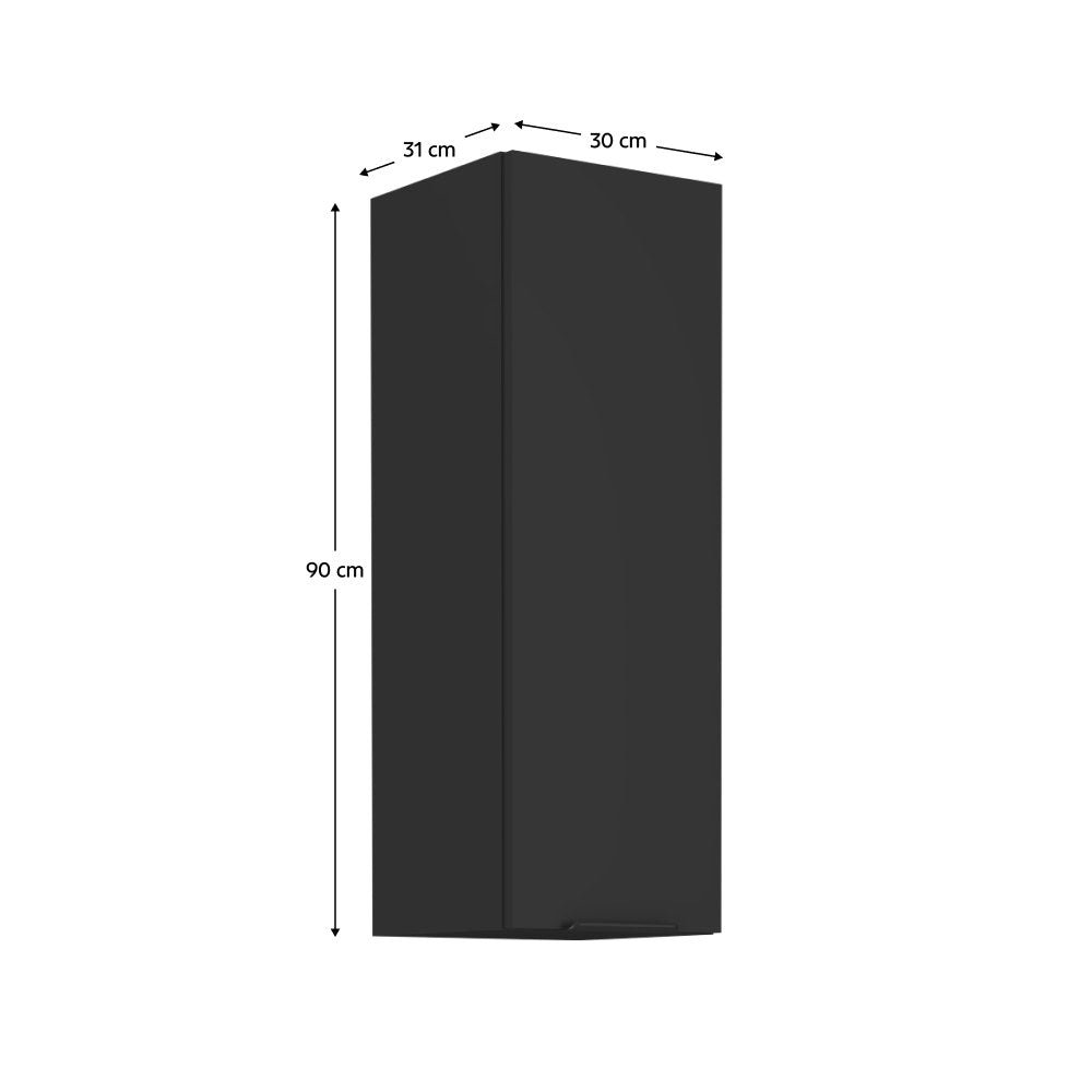 Dulap bucătărie Siber – schiță cu dimensiuni