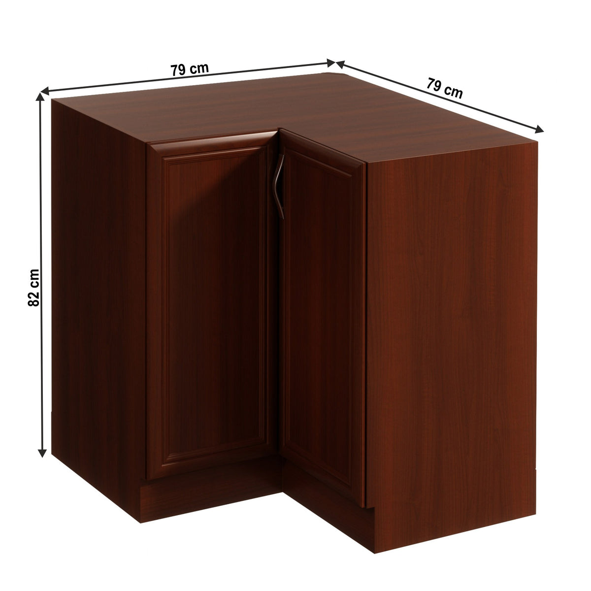Dulap bucătărie Sicilia – schiță cu dimensiuni