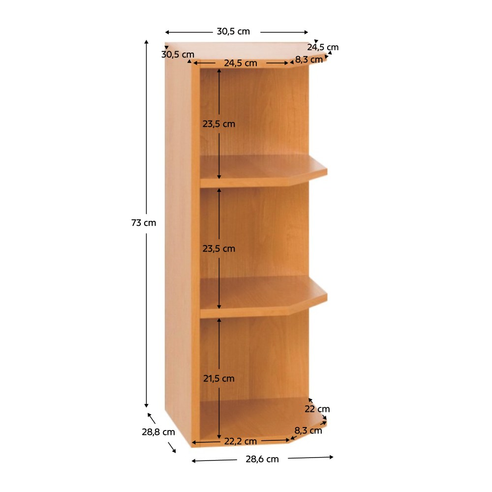Dulap bucătărie Lora – schiță cu dimensiuni