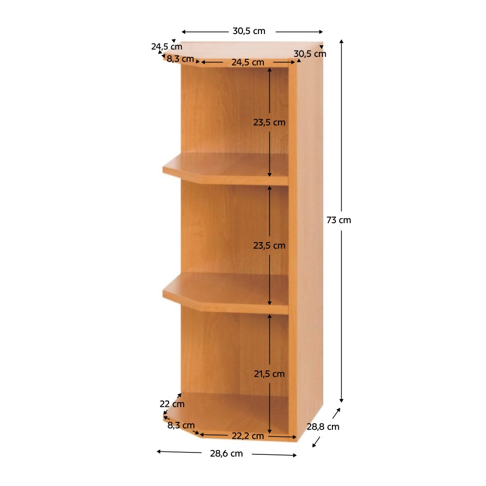 Dulap bucătărie Lora – schiță cu dimensiuni