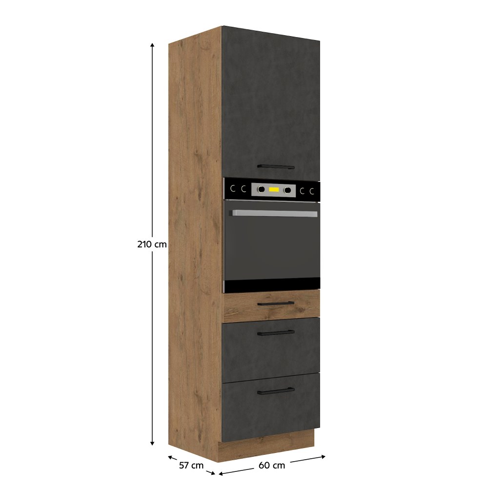 Dulap bucătărie Vega – schiță cu dimensiuni