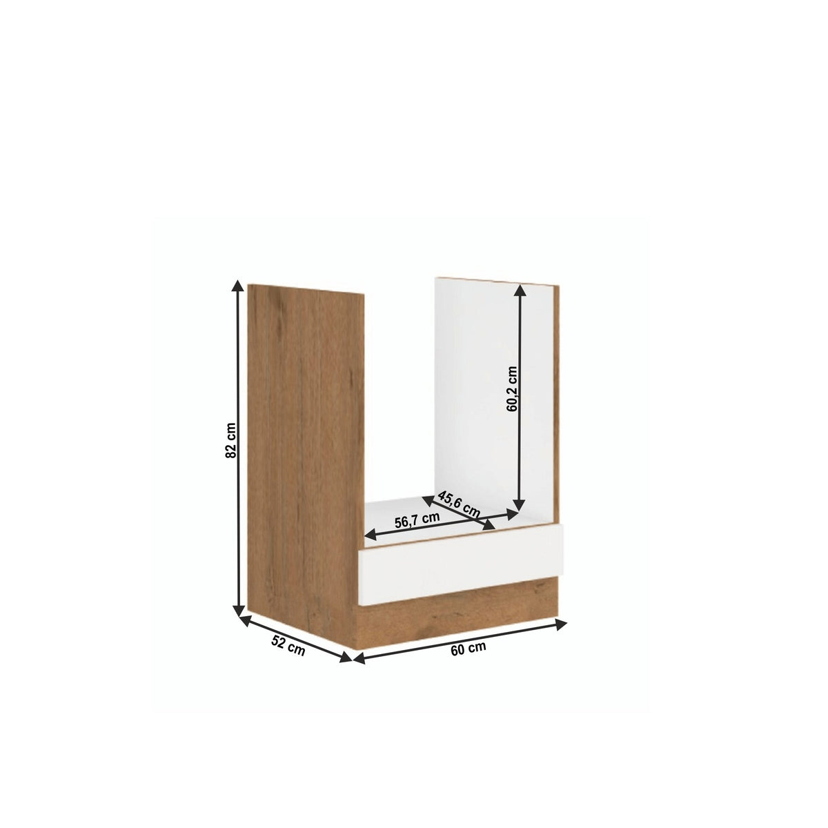 Dulap bucătărie Vega – schiță cu dimensiuni