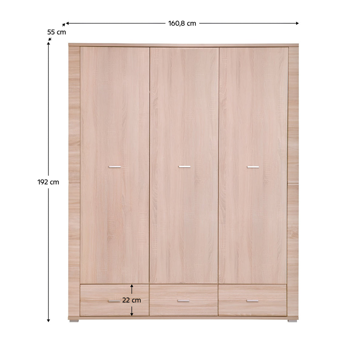 Dulap Grand – schiță cu dimensiuni