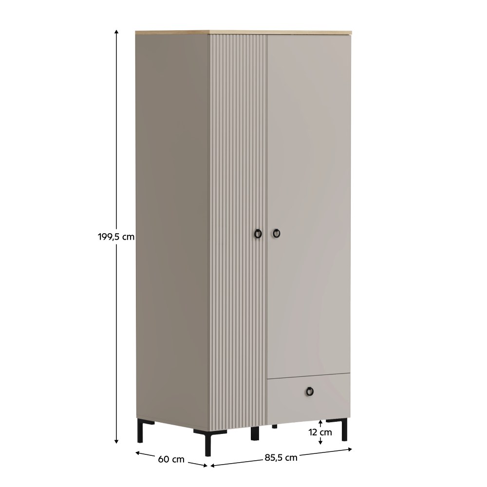 Dulap Domca – schiță cu dimensiuni, imaginea 2