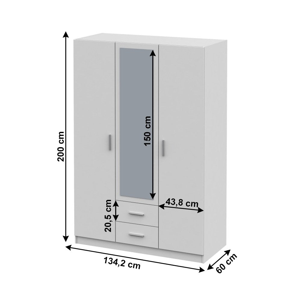 Dulap Invita – schiță cu dimensiuni