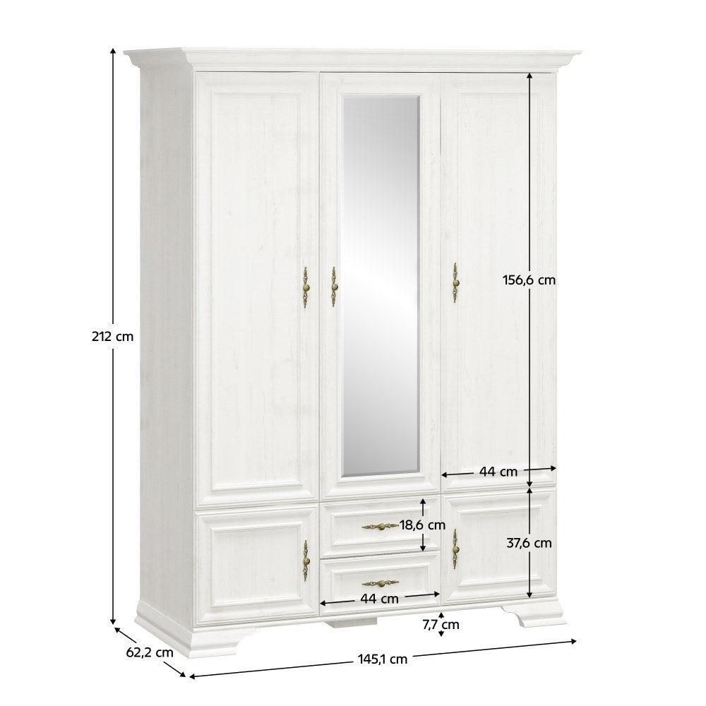 Dulap Irina – schiță cu dimensiuni