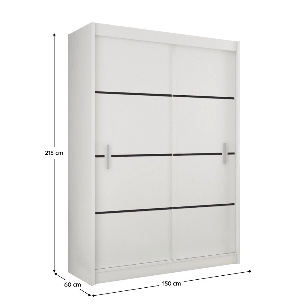 Dulap Merina 150 – schiță cu dimensiuni, imaginea 2